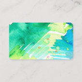 Visitenkarten für Wasserfarben Visitenkarte (Rückseite)