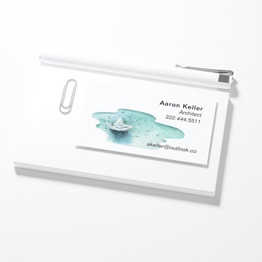 Visitenkarten für Wasserfarbpapier Visitenkarte