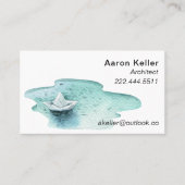 Visitenkarten für Wasserfarbpapier Visitenkarte (Vorderseite)
