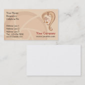 Visitenkarten für weibliche Fotografen Visitenkarte (Vorne/Hinten)