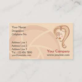 Visitenkarten für weibliche Fotografen Visitenkarte