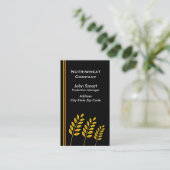 Visitenkarten für Weizenunternehmen Visitenkarte (Stehend Vorderseite)