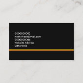 Visitenkarten für Weizenunternehmen Visitenkarte (Rückseite)