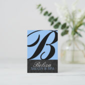 Visitenkarten für Wellness-Center Terminkarte (Stehend Vorderseite)