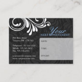 Visitenkarten für Wellness-Center Terminkarte (Rückseite)