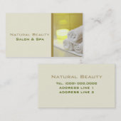 Visitenkarten für Wellness-Center und Salon Visitenkarte (Vorne/Hinten)