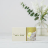 Visitenkarten für Wellness-Center und Salon Visitenkarte (Stehend Vorderseite)