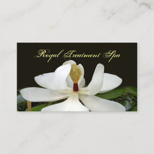 Visitenkarten für Wellness-Center Visitenkarte (Vorderseite)