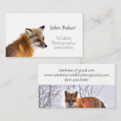 Visitenkarten für Wildlife Fotografy Visitenkarte (Vorne/Hinten)