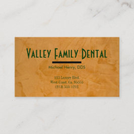 Visitenkarten für Zahnärzte Visitenkarte