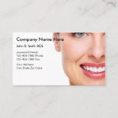 Visitenkarten für Zahnärzte Visitenkarte (Vorderseite)