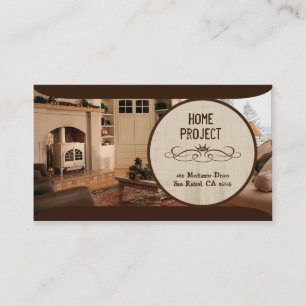 Visitenkarten für Zuhause-Projekte Visitenkarte