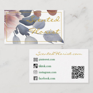 Visitenkarten - Golden Florist Design Visitenkarte