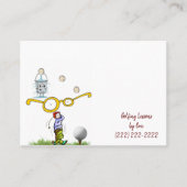 Visitenkarten, Golfunterricht Visitenkarten Visitenkarte (Vorderseite)