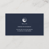 Visitenkarten Google Bewertungen QR-Code-Link Visitenkarte (Rückseite)