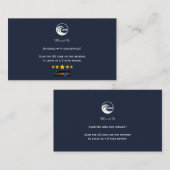Visitenkarten Google Bewertungen QR-Code-Link Visitenkarte (Vorne/Hinten)