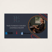 Visitenkarten: Größere Visitenkarte, 3,5" x 2,0" (Rückseite)