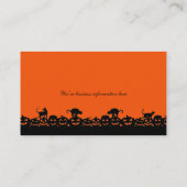 Visitenkarten Halloweens themenorientierte Visitenkarte (Rückseite)