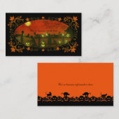 Visitenkarten Halloweens themenorientierte Visitenkarte (Vorne/Hinten)