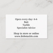 Visitenkarten Hinweiskarte (Rückseite)