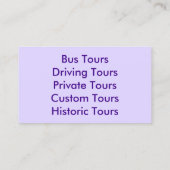 Visitenkarten - ILLINOIS Visitenkarte (Rückseite)