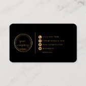 Visitenkarten in Premium-Qualität Visitenkarte (Rückseite)