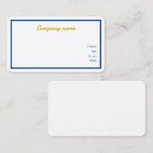 Visitenkarten individuell visitenkarte (Vorne/Hinten)