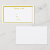 Visitenkarten individuell visitenkarte (Vorne/Hinten)