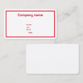 Visitenkarten individuell visitenkarte (Vorne/Hinten)