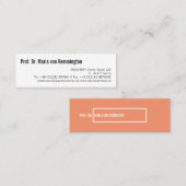 Visitenkarten Klassisch Mini Visitenkarte (Vorne/Hinten)