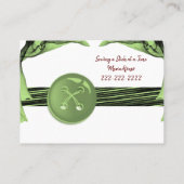 Visitenkarten, Kleidermacher, Seamstress Visitenkarte (Rückseite)