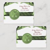 Visitenkarten, Kleidermacher, Seamstress Visitenkarte (Vorne/Hinten)