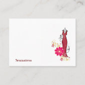 Visitenkarten, Kleidermacher, Seamstress Visitenkarte (Vorderseite)