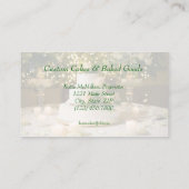 Visitenkarten--Kuchen Visitenkarte (Rückseite)