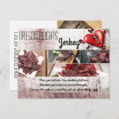 Visitenkarten-Länderschlüssel für den Holzschlüsse Postkarte (Vorne/Hinten)