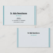 Visitenkarten-Linien Visitenkarte (Vorne/Hinten)