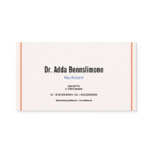 Visitenkarten-Linien