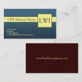 Visitenkarten - LWI kundenspezifischer Auftrag Visitenkarte (Vorne/Hinten)