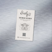 Visitenkarten-Magnet für Wollgarn - Benutzerdefini Magnetische Visitenkarte (Beispiel)