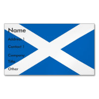 Visitenkarten-Magnet mit der Flagge Schottlands, V