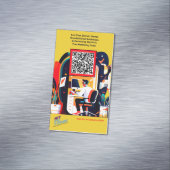Visitenkarten-Magnet-Set der Werbekarten V2 Magnetische Visitenkarte (Beispiel)