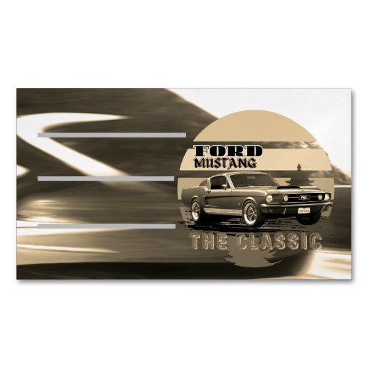 VISITENKARTEN MAGNETISCHE VISITENKARTE (Vorderseite)