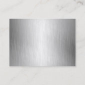 Visitenkarten Metal Nameplate Company Visitenkarte (Rückseite)