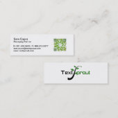 Visitenkarten Mini Visitenkarte (Vorne/Hinten)