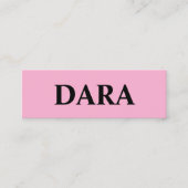 Visitenkarten Mini Visitenkarte (Vorderseite)