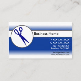 Visitenkarten mit blauem weißem Fleck Visitenkarte