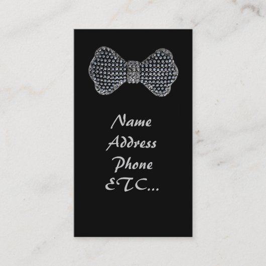 Visitenkarten mit Bogen Visitenkarte (Vorderseite)