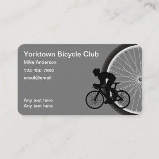 Visitenkarten mit Fahrradclub-Motiv Visitenkarte