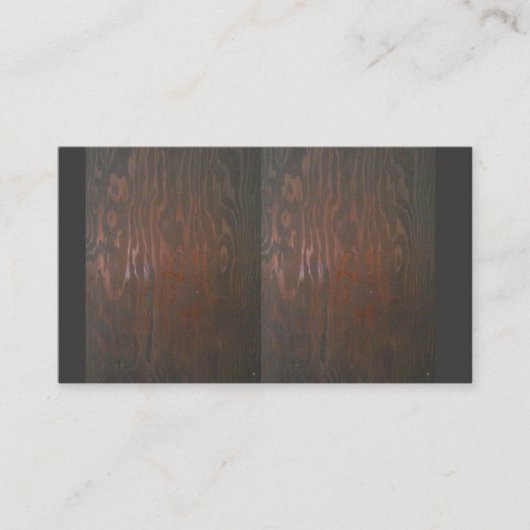 Visitenkarten mit Holzgestalt Visitenkarte (Vorderseite)