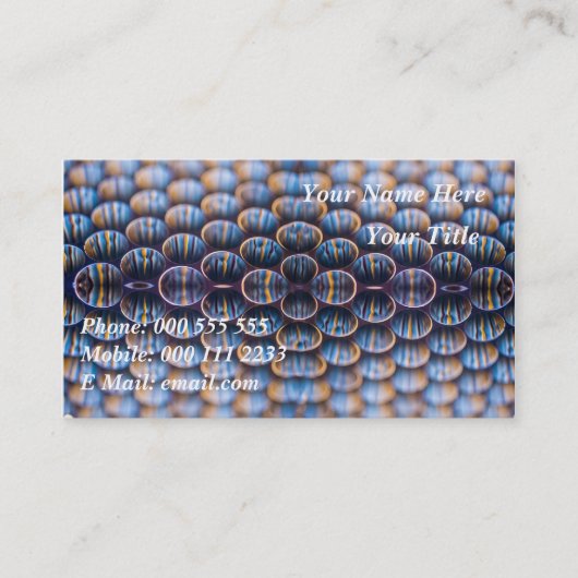 Visitenkarten mit Honeycomb-Design Visitenkarte (Vorderseite)